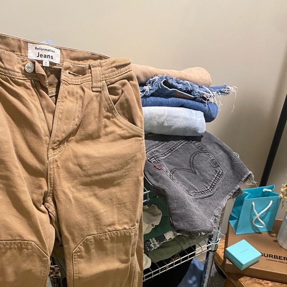 Reformation Harrison Carpenter High Rise Straight Pants - Picture 3 of 5